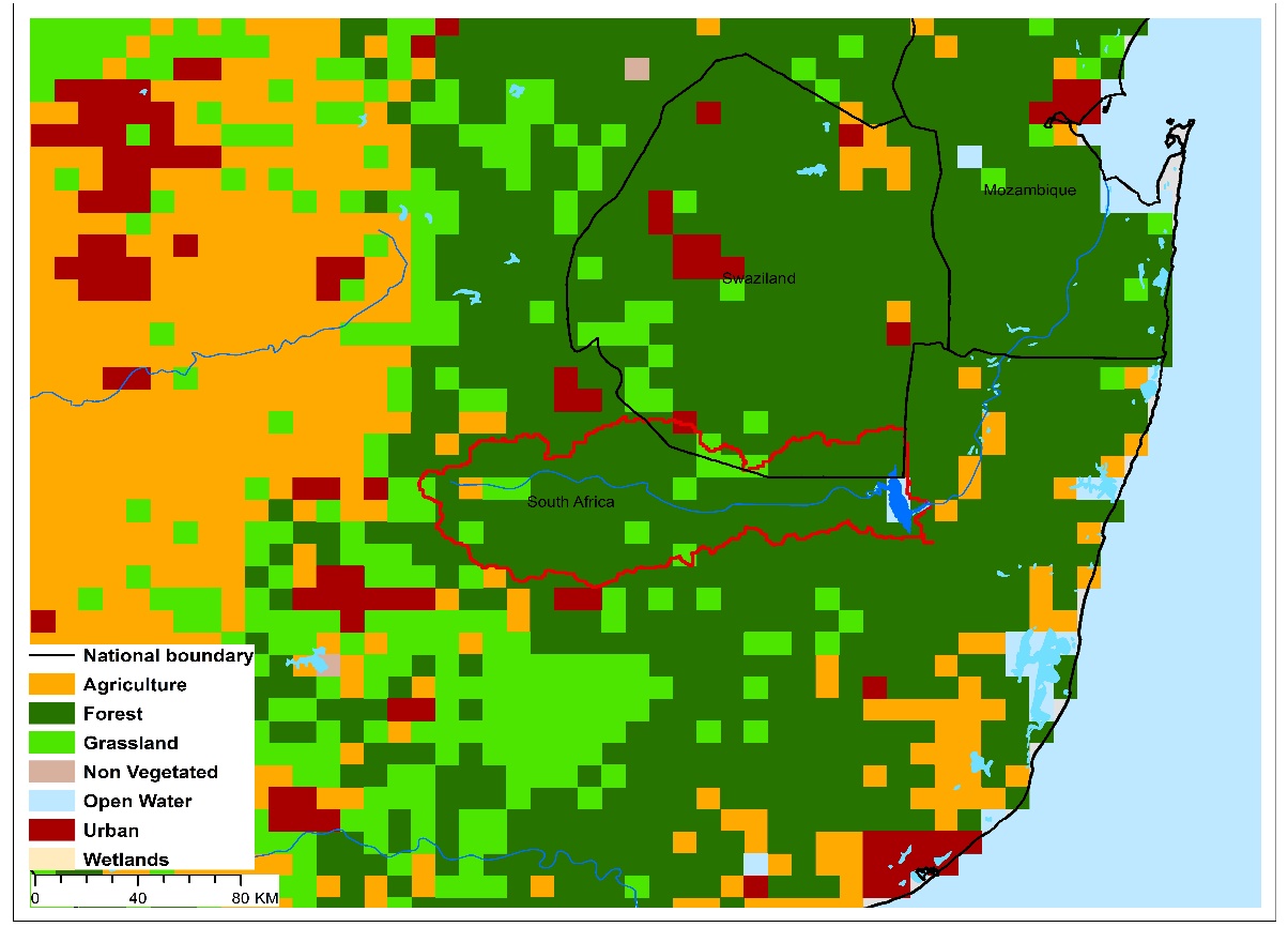(a)Josini/Pongolapoort Dam basin and associated  transboundary water systems