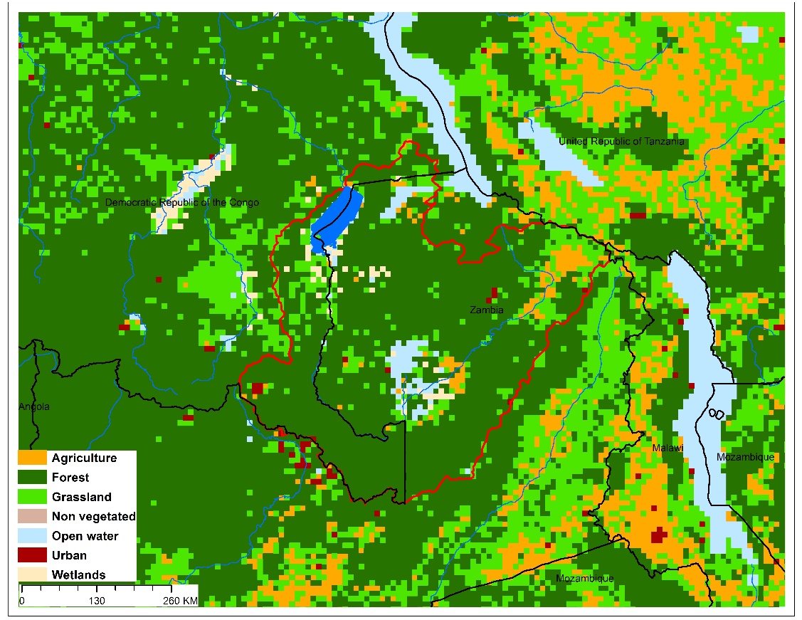 (a)Lake Mweru basin and associated  transboundary water systems