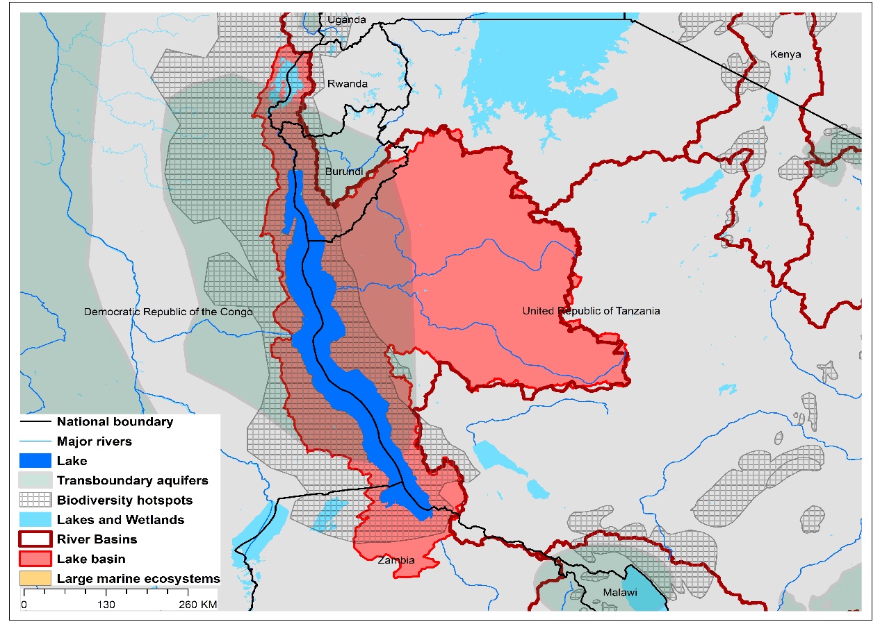 (a)Lake Tanganyika basin and associated  transboundary water systems