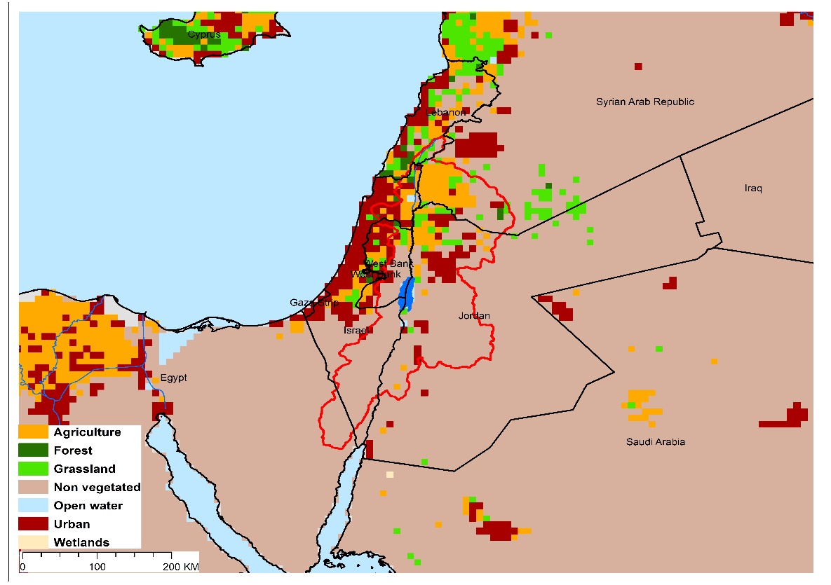 (a)Dead Sea basin and associated  transboundary water systems