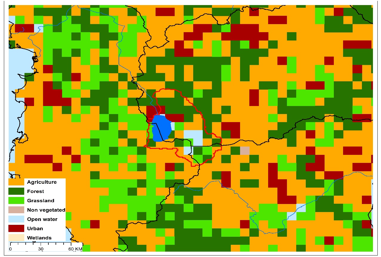 (a)Lake Ohrid basin and associated  transboundary water systems